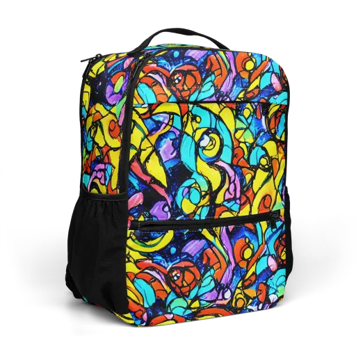 Stained Glass Fever on a Utility Backpack