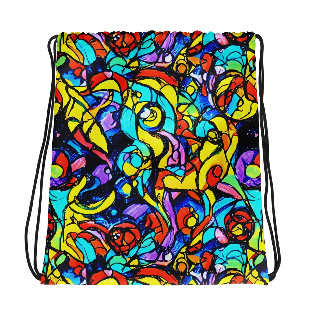 Stained Glass Fever on Drawstring Bag — Photo