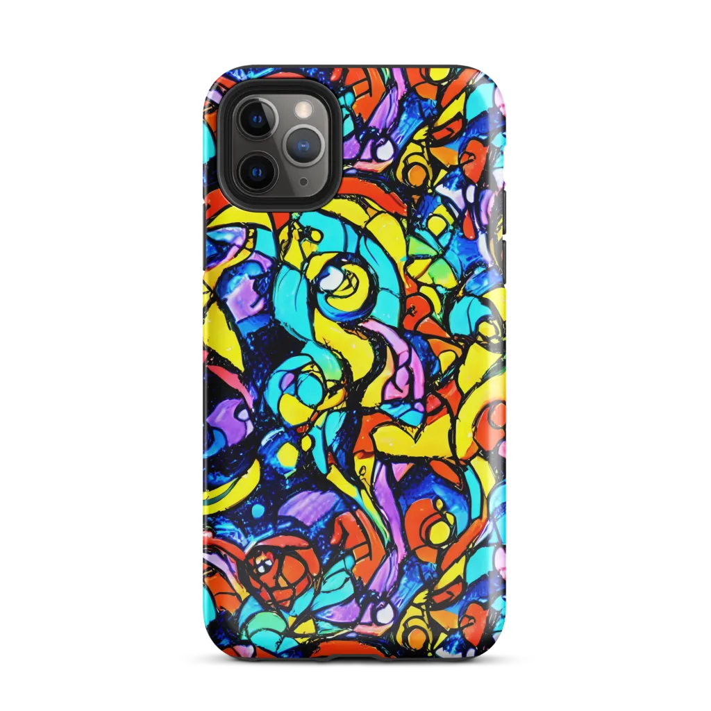 Stained Glass Fever on Tough Case for iPhone® — Front