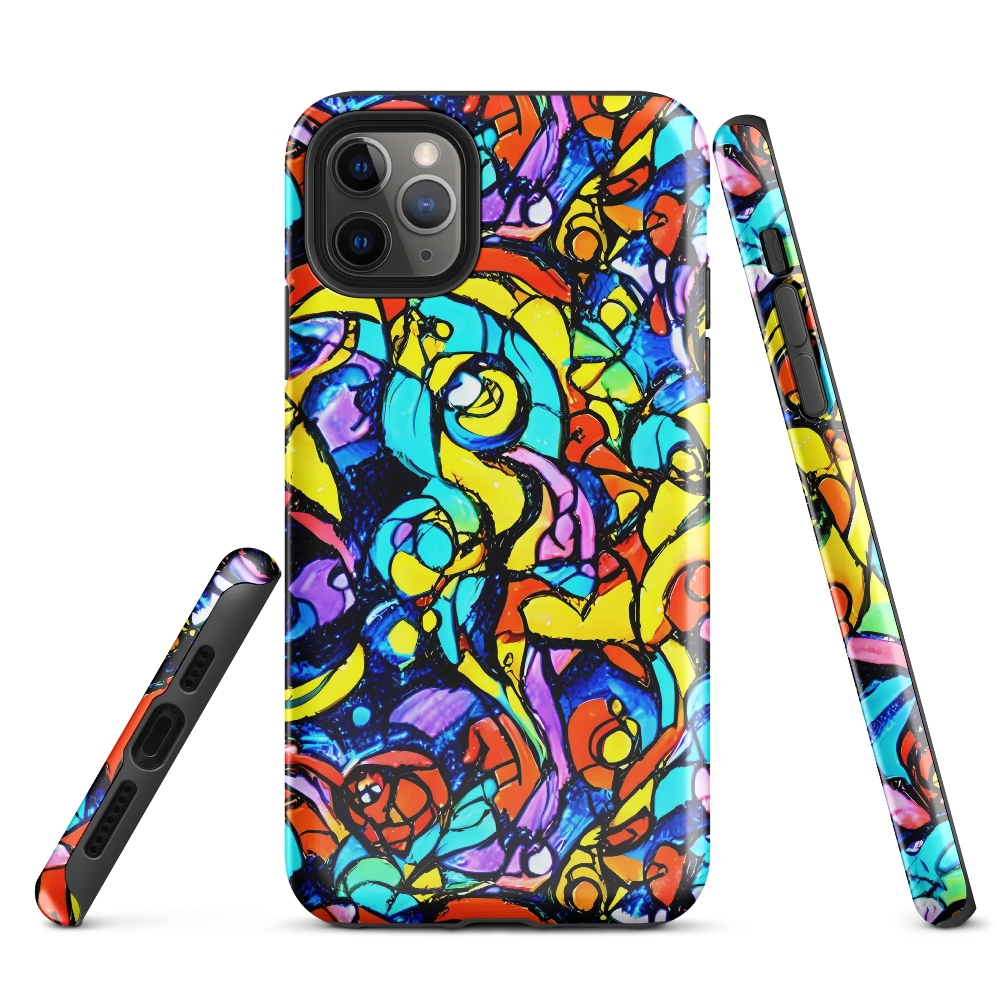 Stained Glass Fever on Tough Case for iPhone® — Front