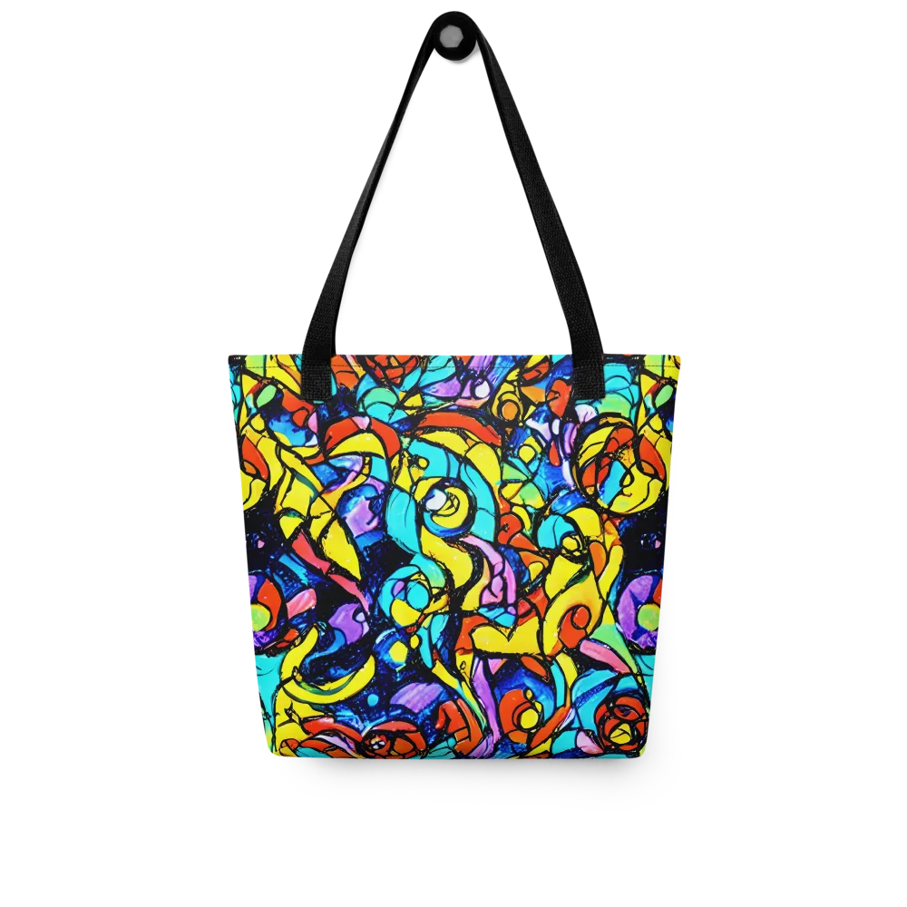 Stained Glass Fever on Tote Bag — Front