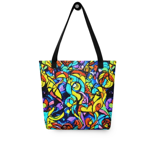 Stained Glass Fever on a Tote Bag