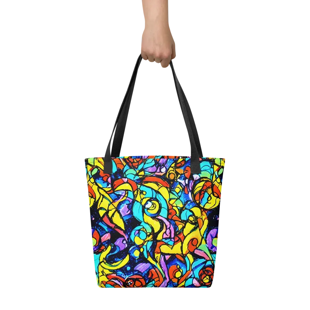 Stained Glass Fever on Tote Bag — Front