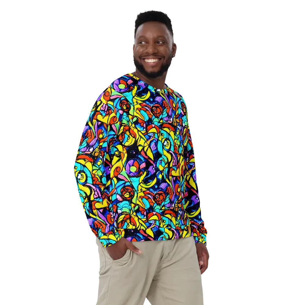 Stained Glass Fever on Sweatshirt — Front
