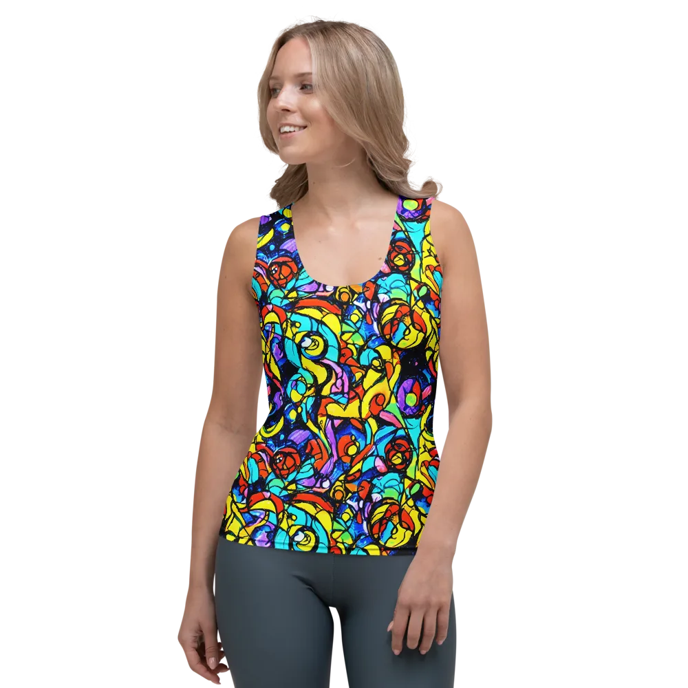 Stained Glass Fever on Women's Tank Top — Front