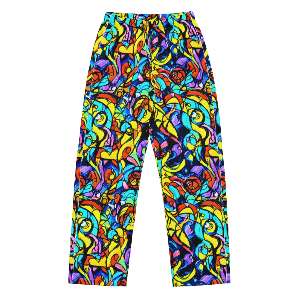 Stained Glass Fever on Women's Pajama Pants — Front