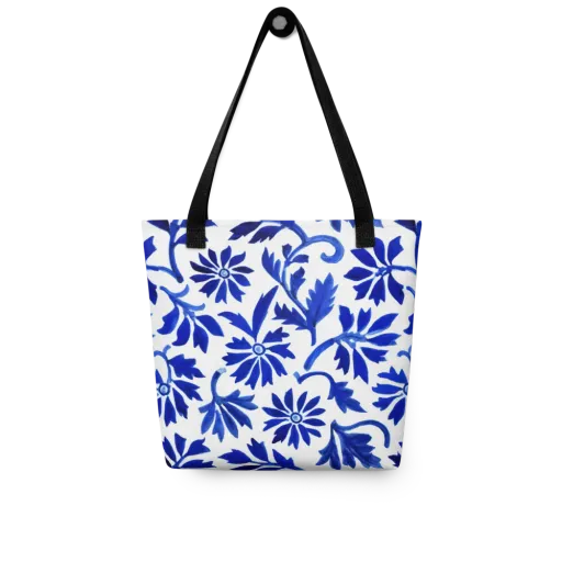 Azure Vinework on a Tote Bag