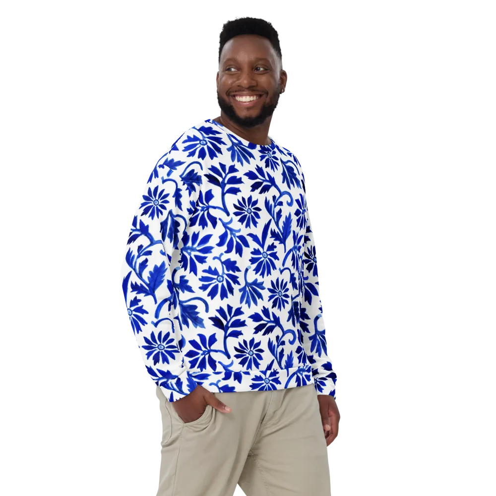 Azure Vinework on Sweatshirt — Front