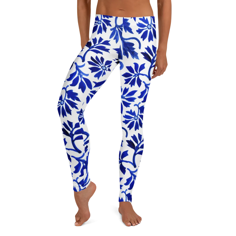 Azure Vinework on Leggings — Front