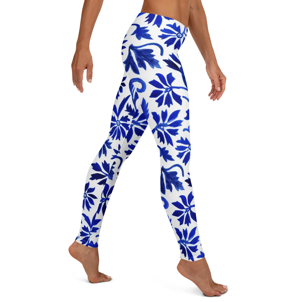 Azure Vinework on Leggings — Right