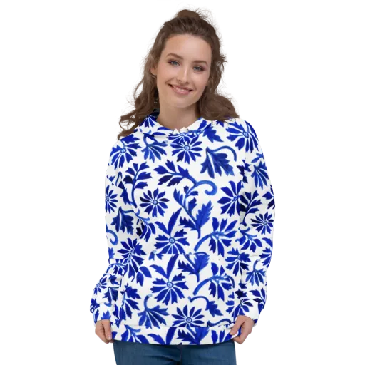 Azure Vinework on a Hoodie