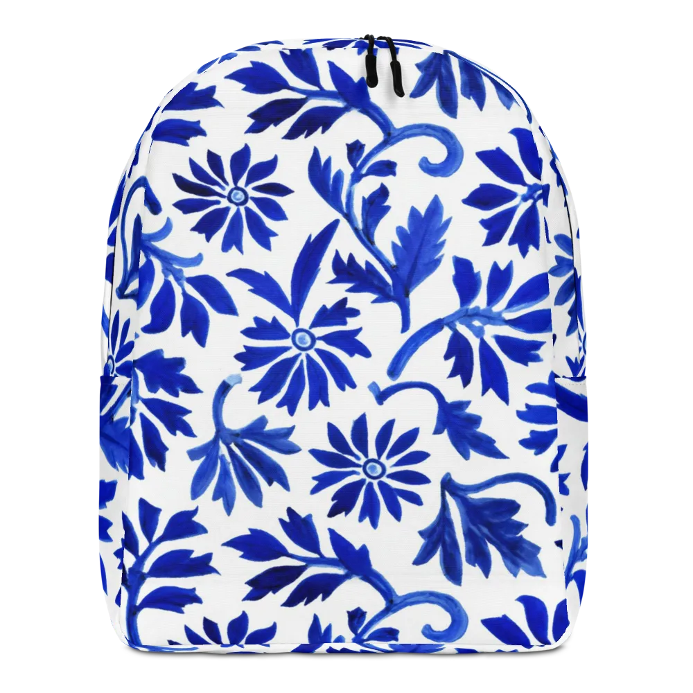 Azure Vinework on Minimalist Backpack — Front