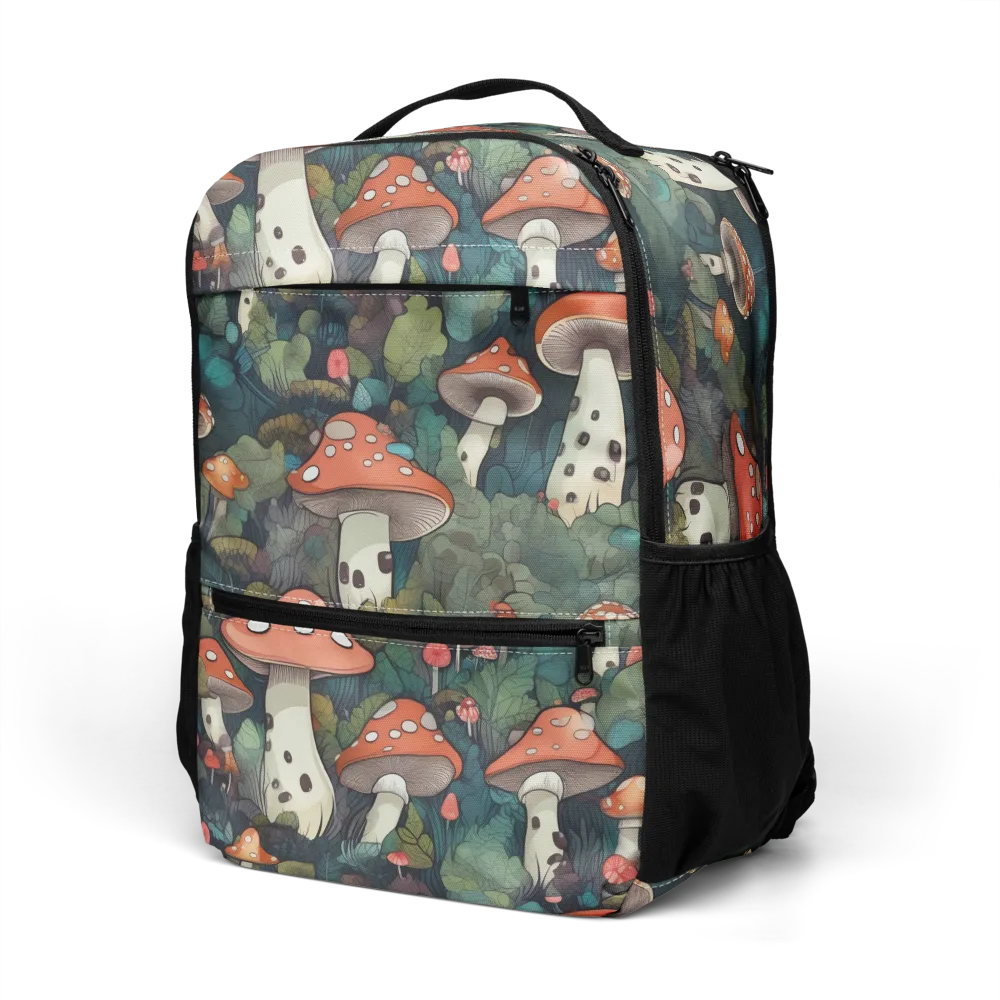Toadstool Canopy on Utility Backpack — Left Front