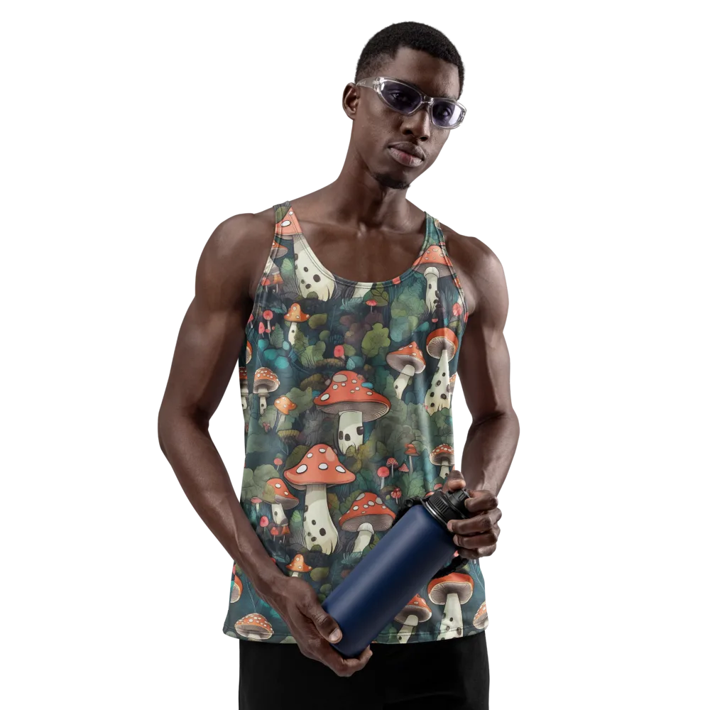 Toadstool Canopy on Men's Tank Top — Front