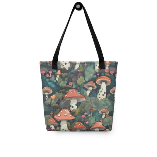 Toadstool Canopy on a Tote Bag