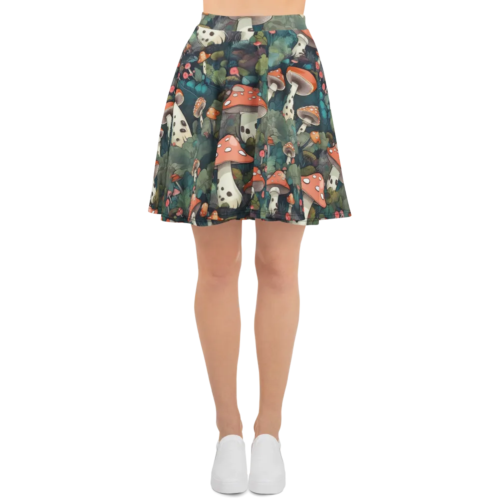 Toadstool Canopy on Skater Skirt — Front