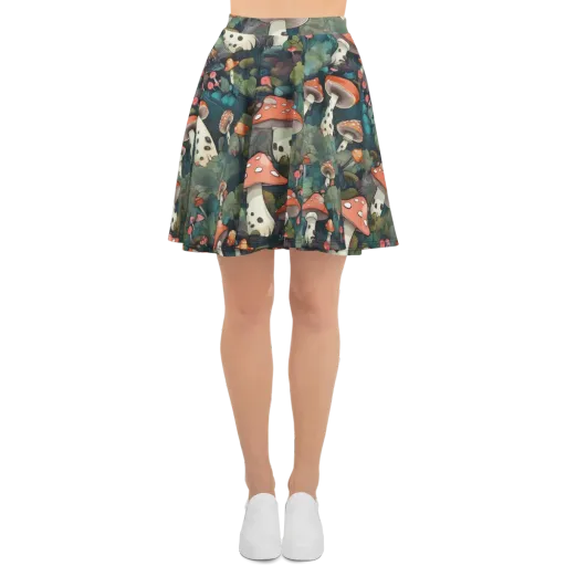 Toadstool Canopy on a Skater Skirt