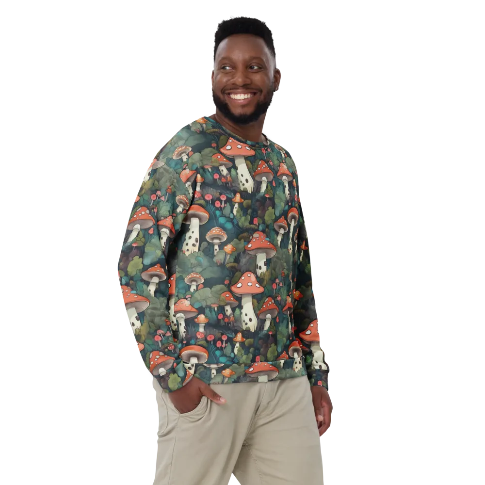 Toadstool Canopy on Sweatshirt — Front