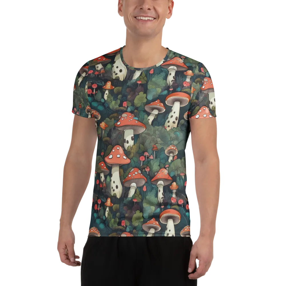 Toadstool Canopy on Men's Athletic T-Shirt — Front