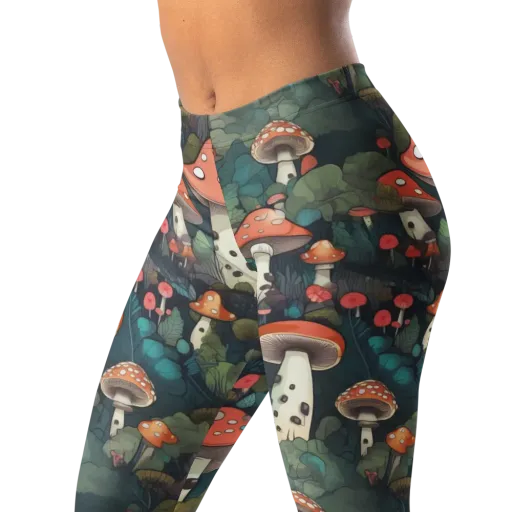 Toadstool Canopy on a Leggings