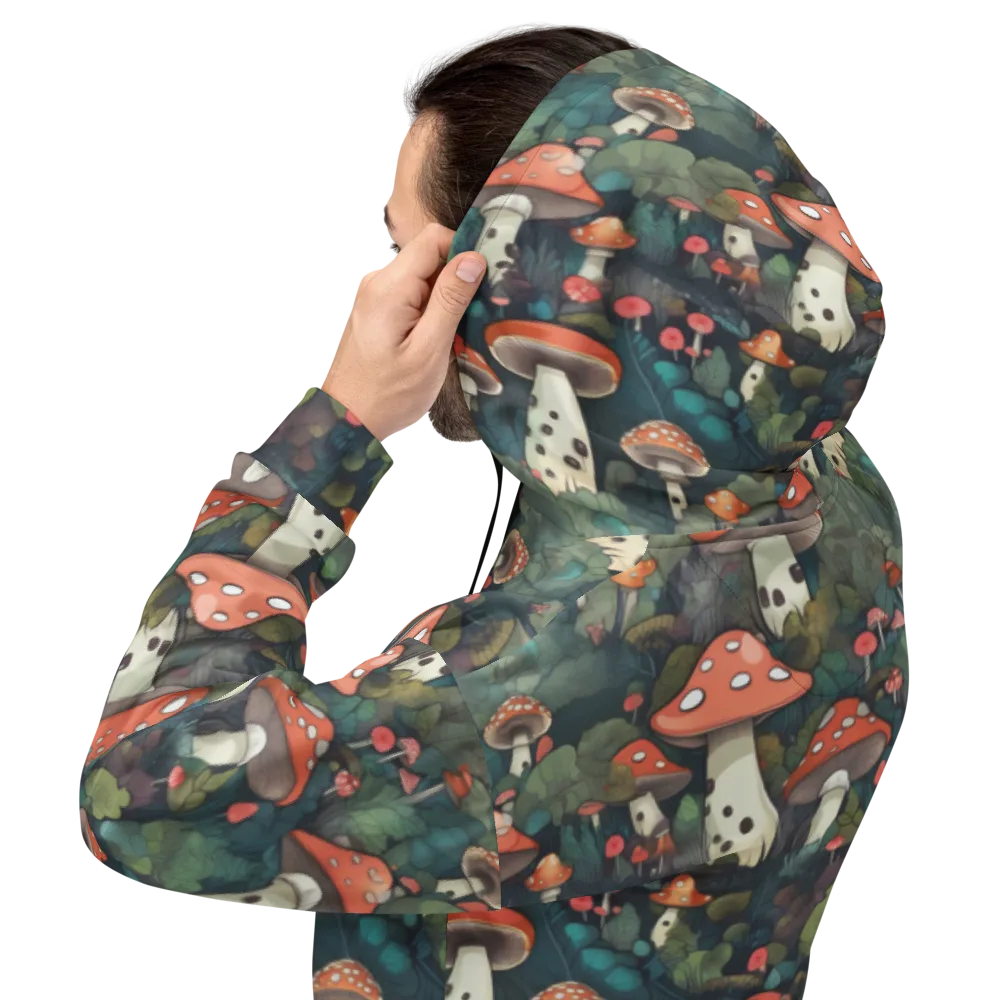 Toadstool Canopy on Hoodie — Back