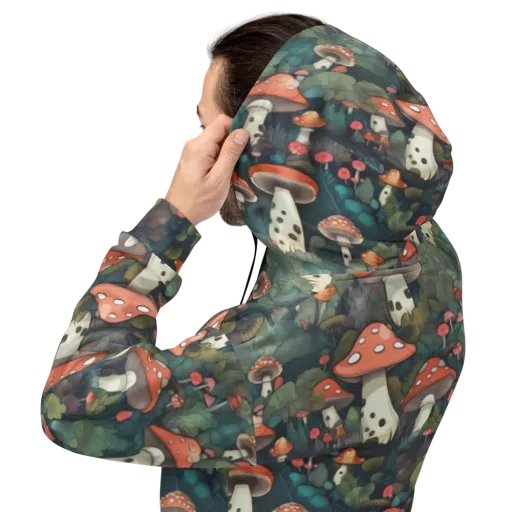 Toadstool Canopy on a Hoodie