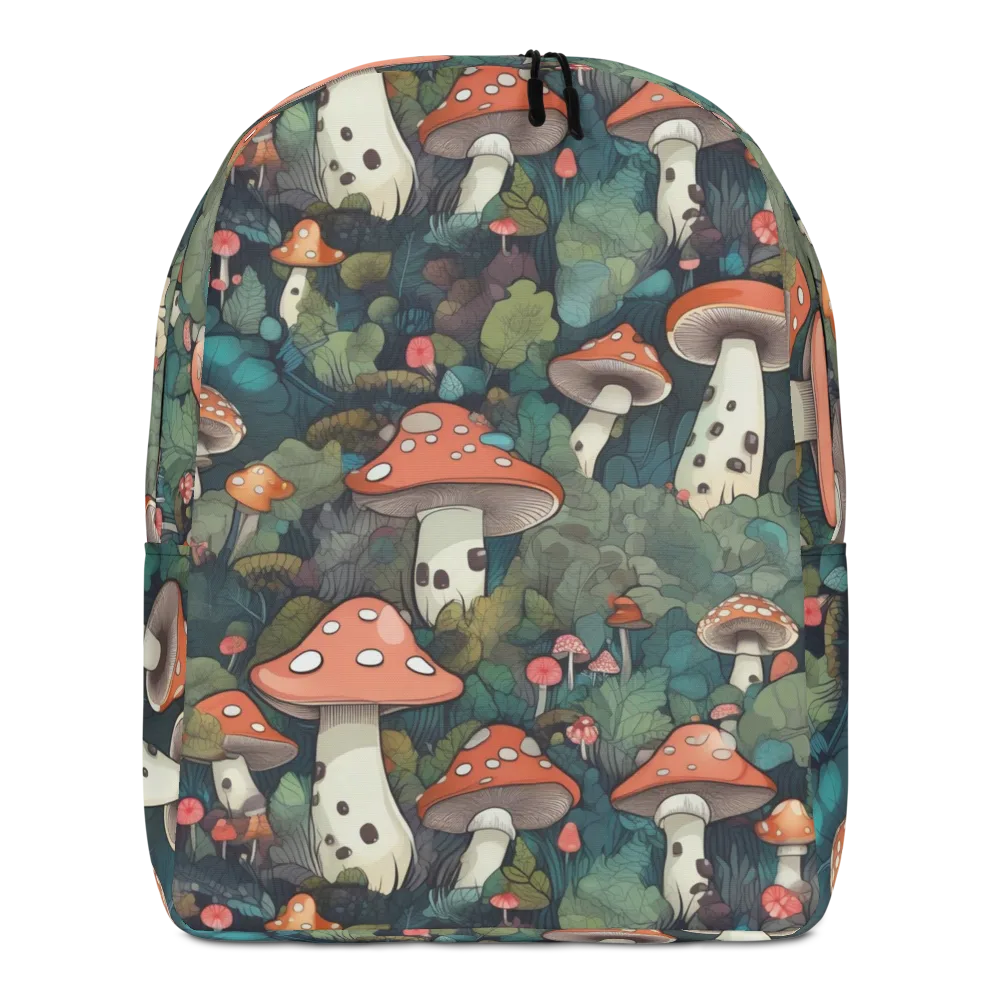 Toadstool Canopy on Minimalist Backpack — Front