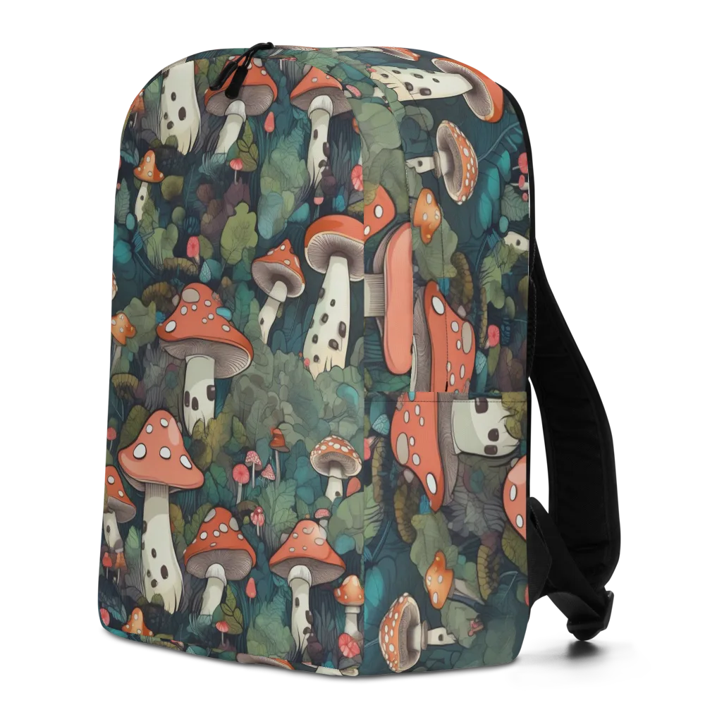 Toadstool Canopy on Minimalist Backpack — Left