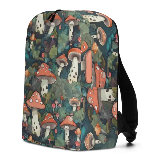 Toadstool Canopy on a Minimalist Backpack