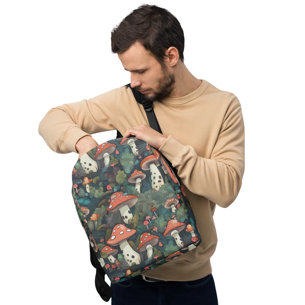 Toadstool Canopy on Minimalist Backpack — Front