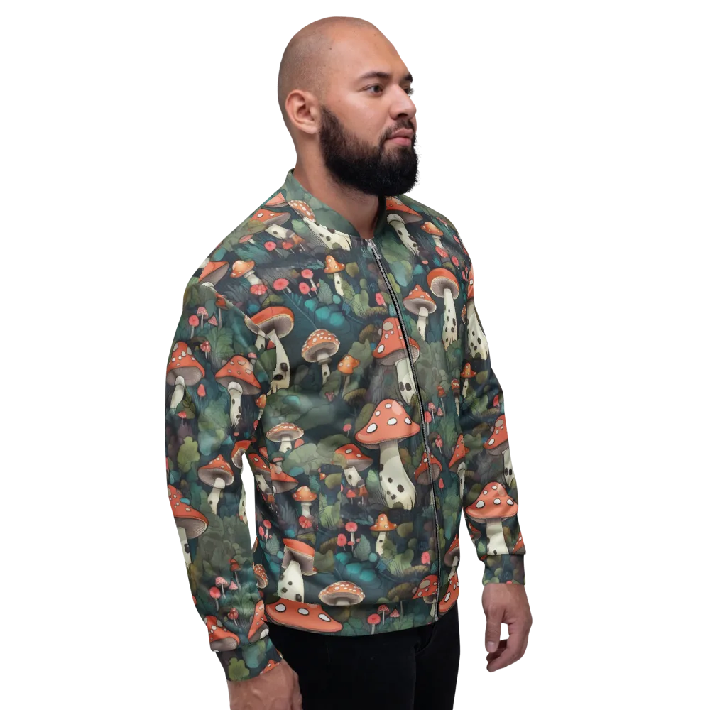 Toadstool Canopy on Bomber Jacket — Right