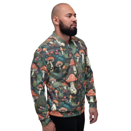 Toadstool Canopy on a Bomber Jacket