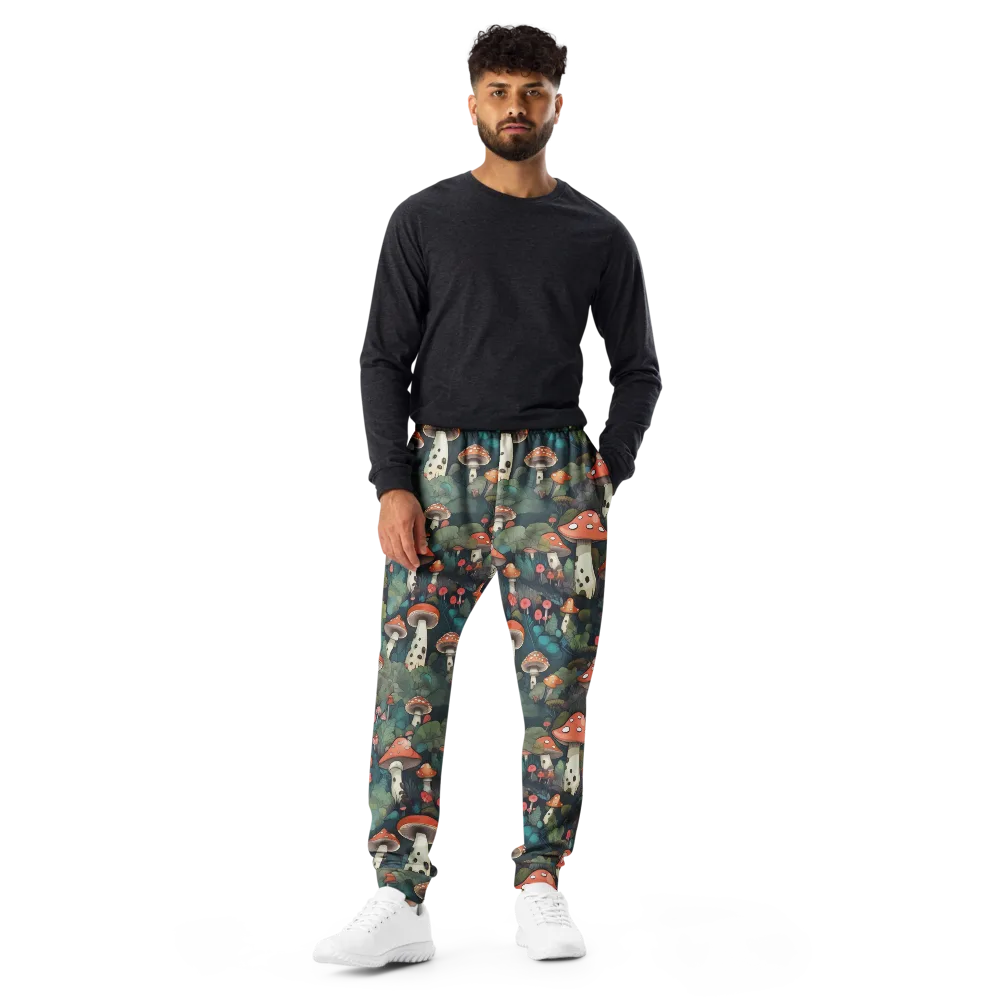 Toadstool Canopy on Men's Joggers — Front