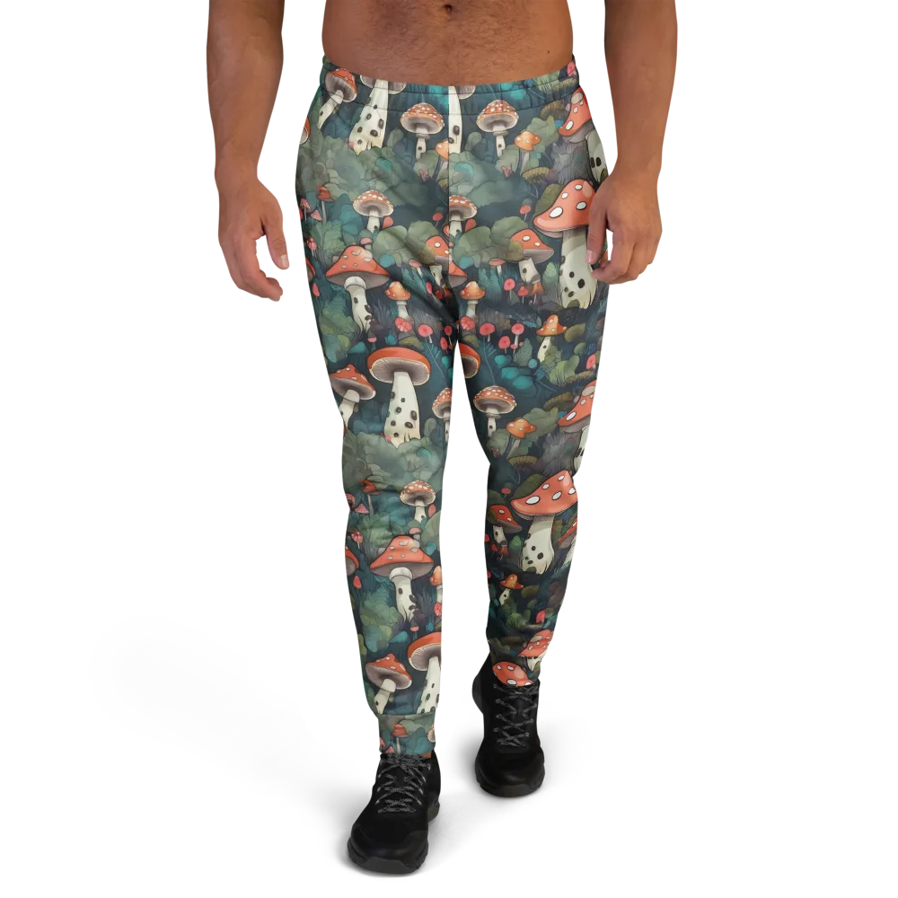 Toadstool Canopy on Men's Joggers — Front