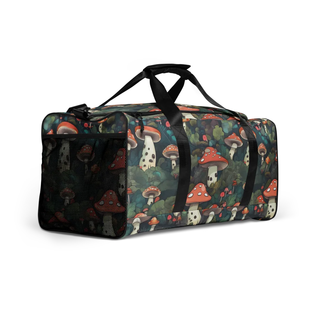 Toadstool Canopy on Duffle Bag — Right Front