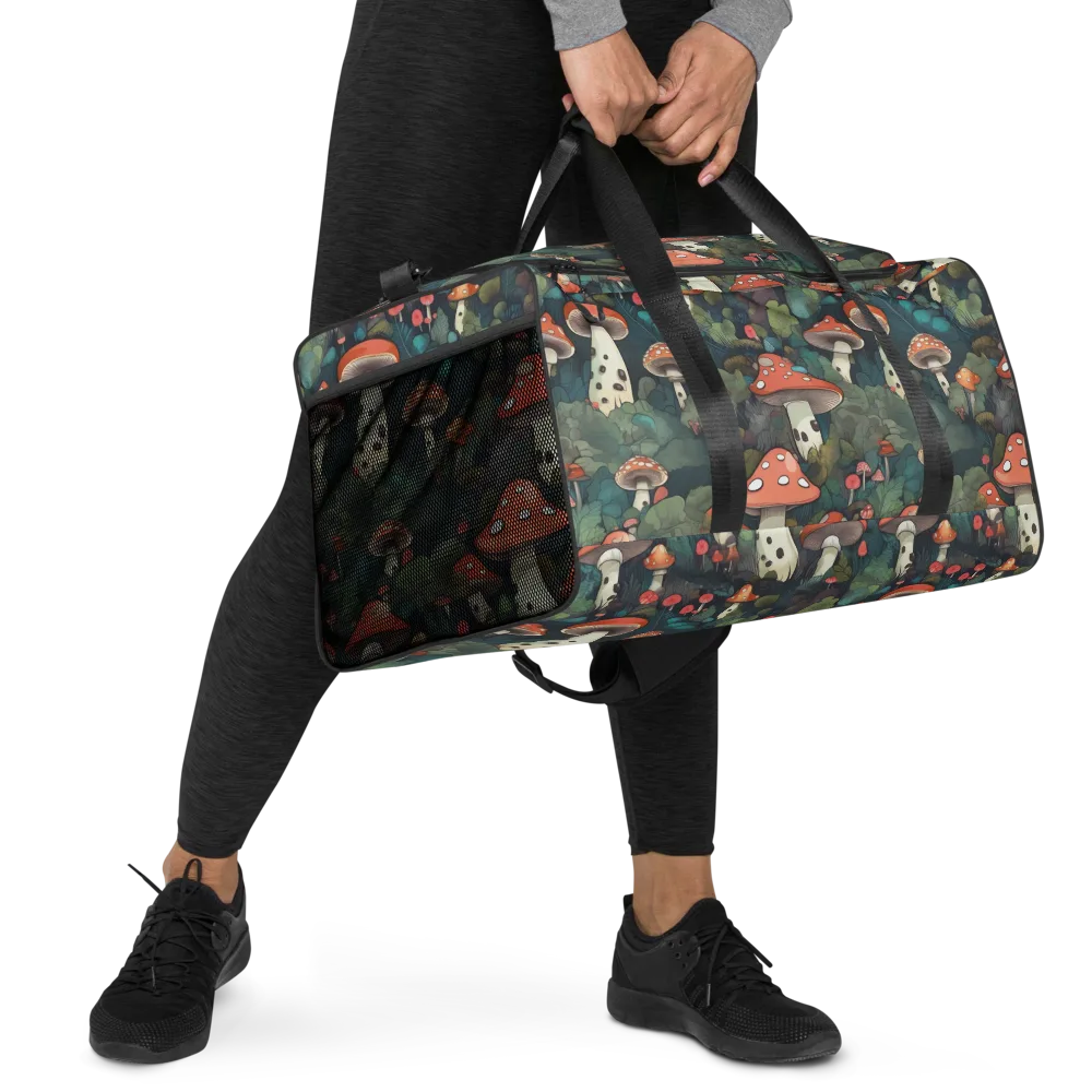 Toadstool Canopy on Duffle Bag — Right Front