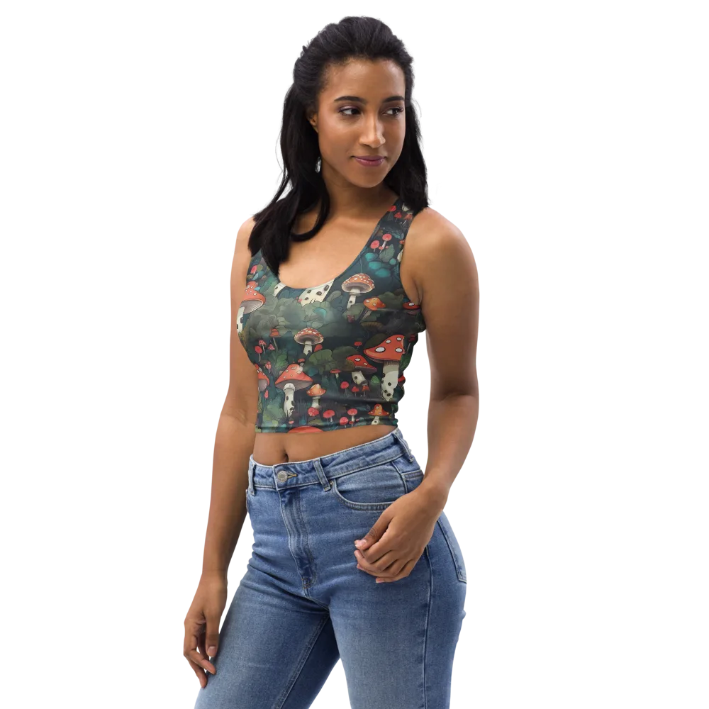 Toadstool Canopy on Crop Top — Left Front