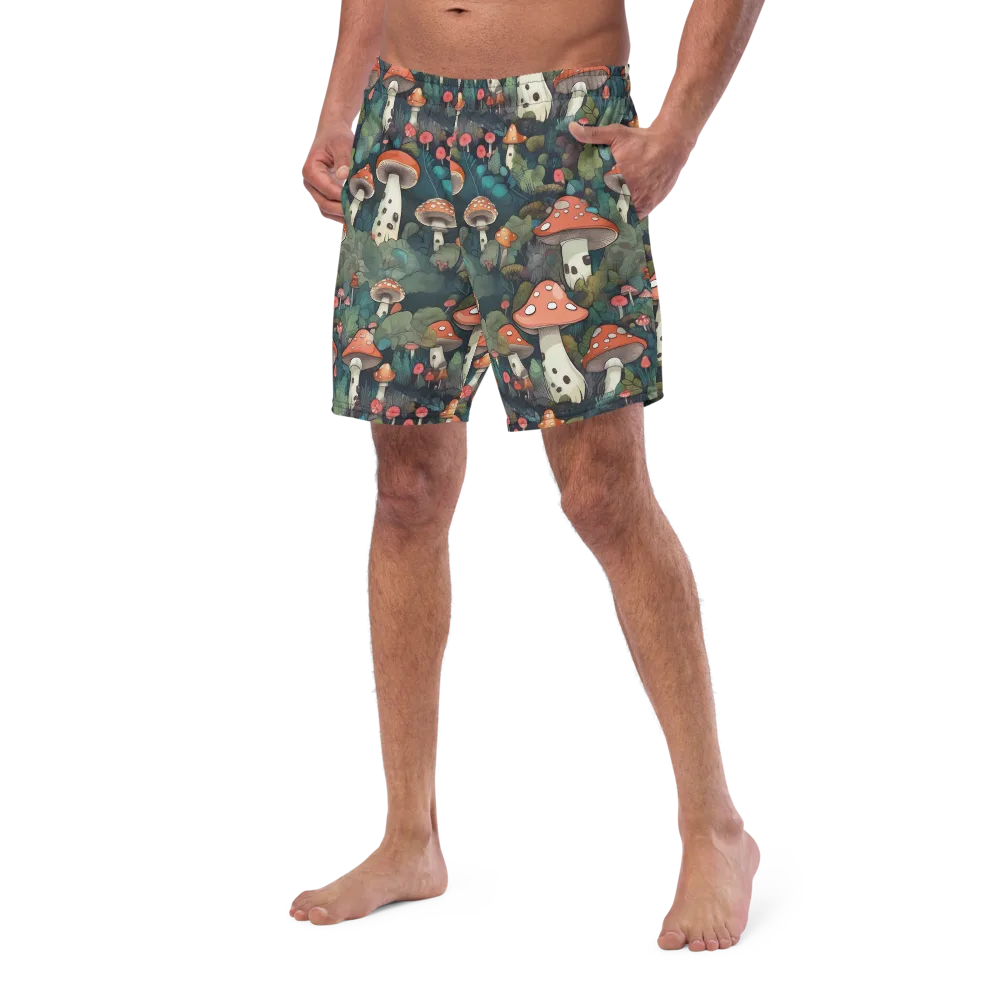 Toadstool Canopy on Swim Trunks — Left Front