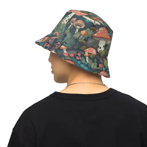 Toadstool Canopy on a Reversible Bucket Hat