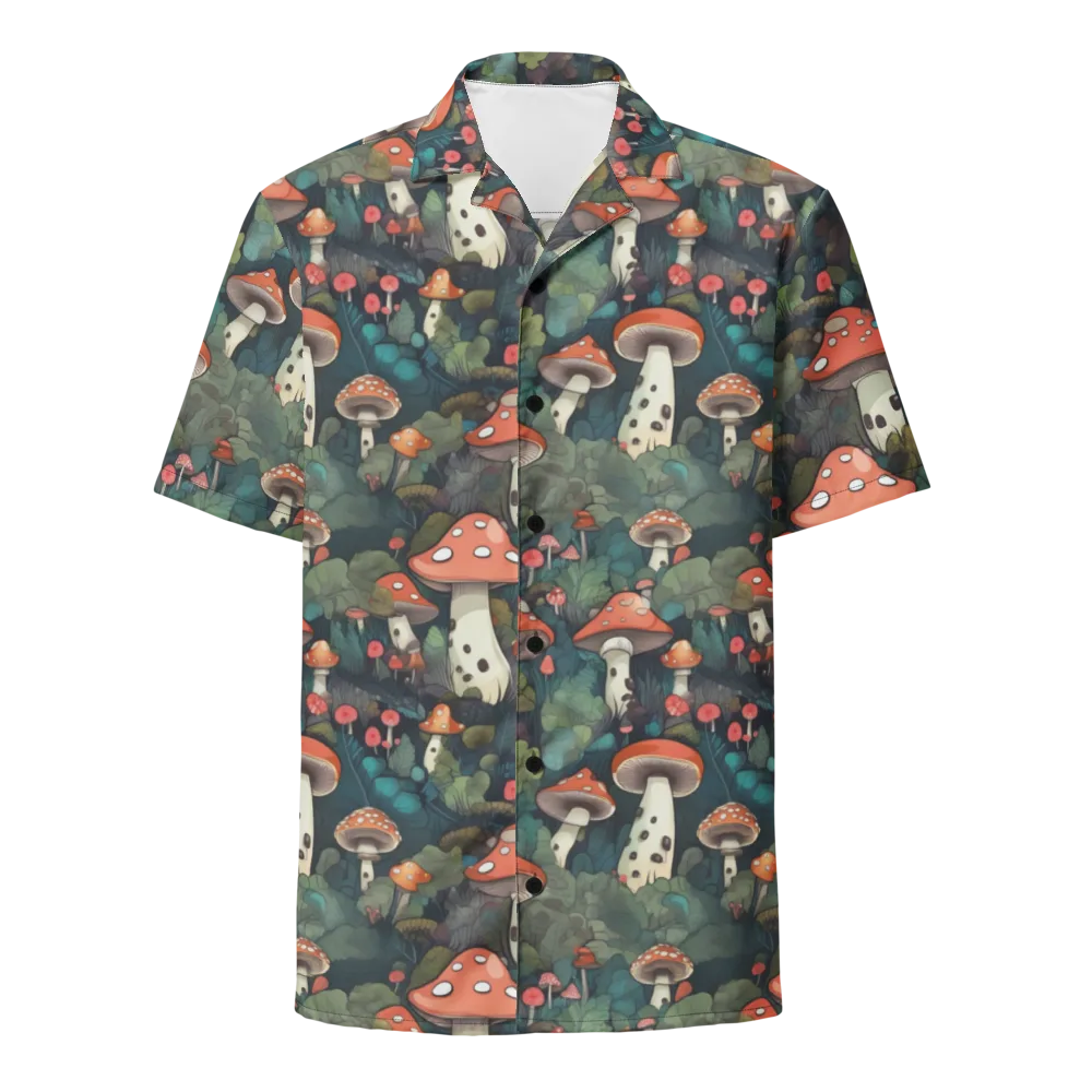 Toadstool Canopy on Button Shirt — Front