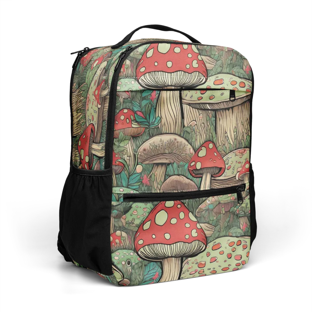 Toadstool Grove on Utility Backpack — Right Front