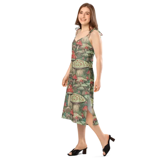 Toadstool Grove on a Slip Dress