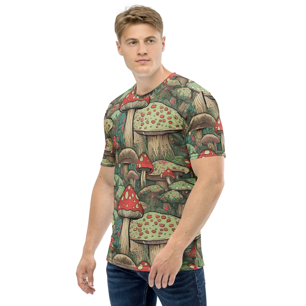 Toadstool Grove on Men's Crew Neck T-Shirt — Left