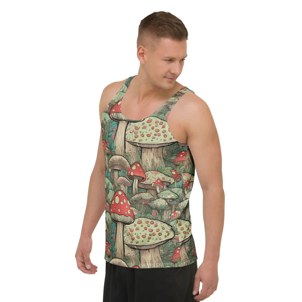 Toadstool Grove on Men's Tank Top — Left Front