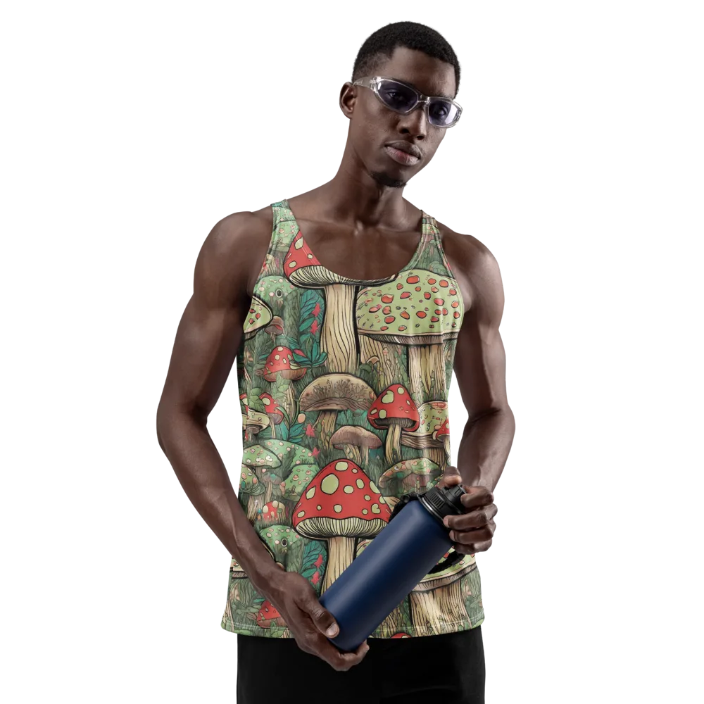 Toadstool Grove on Men's Tank Top — Front
