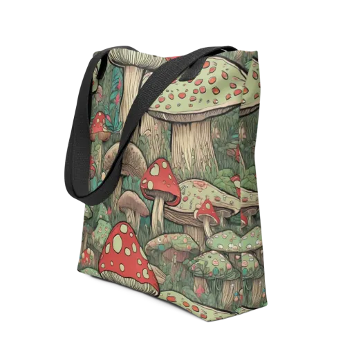 Toadstool Grove on a Tote Bag