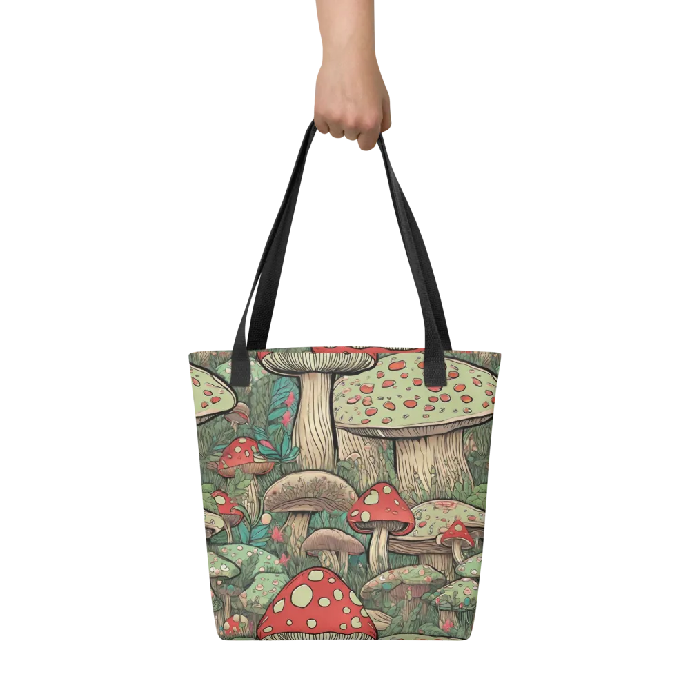 Toadstool Grove on Tote Bag — Front