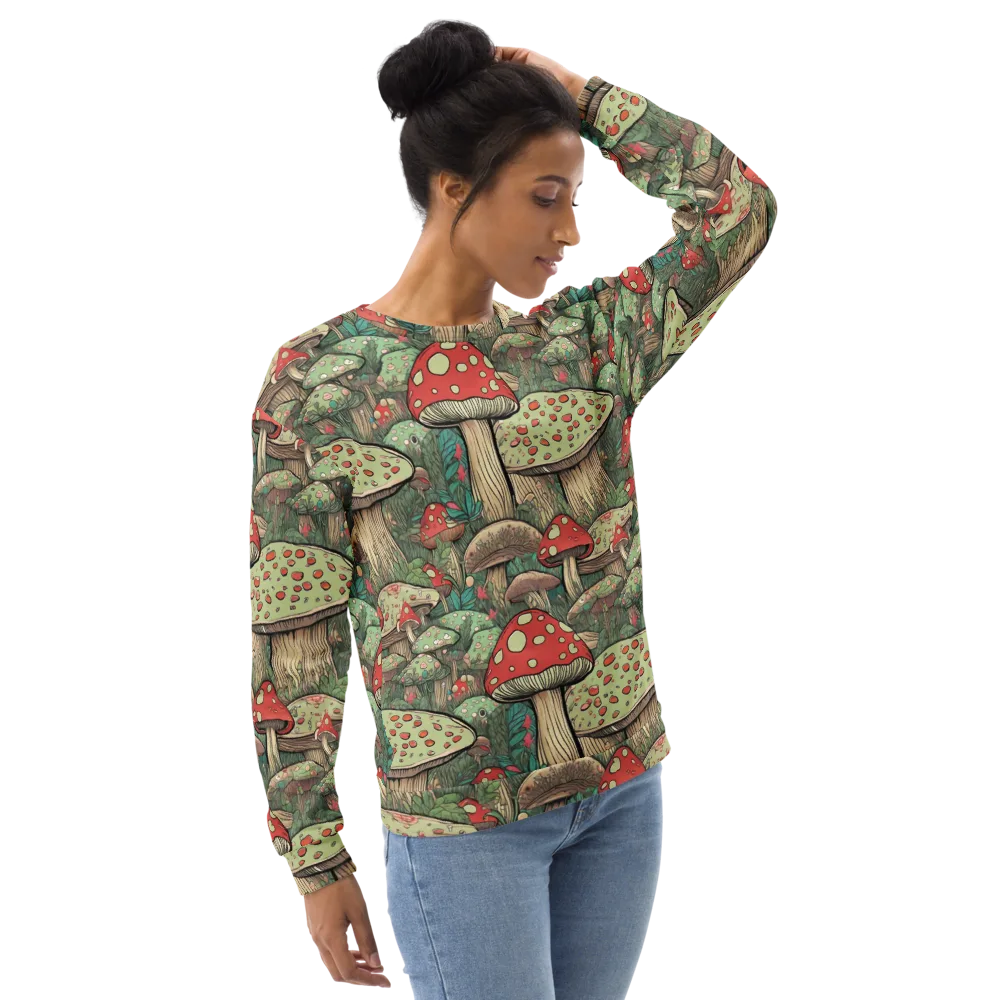 Toadstool Grove on Sweatshirt — Right Front
