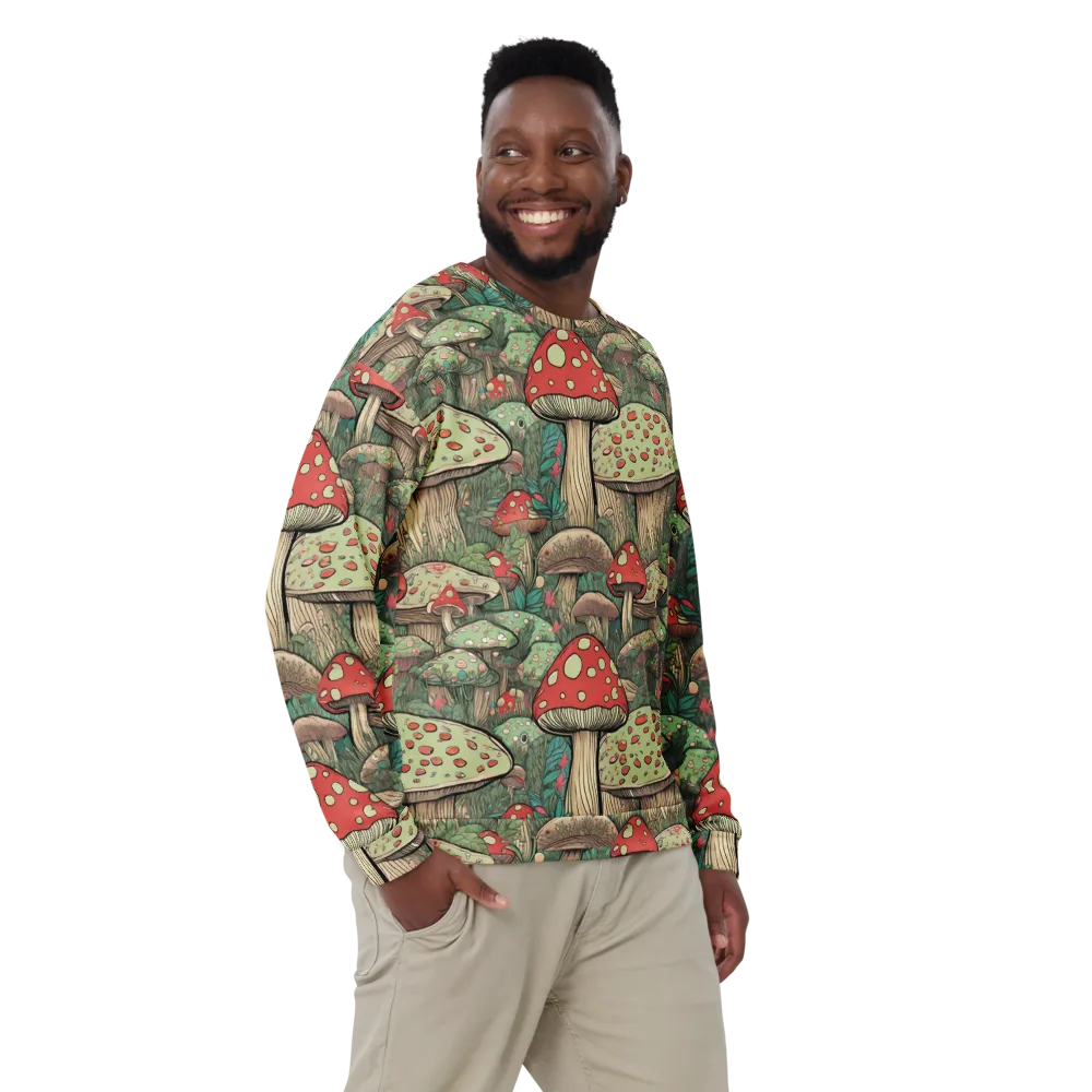 Toadstool Grove on Sweatshirt — Front