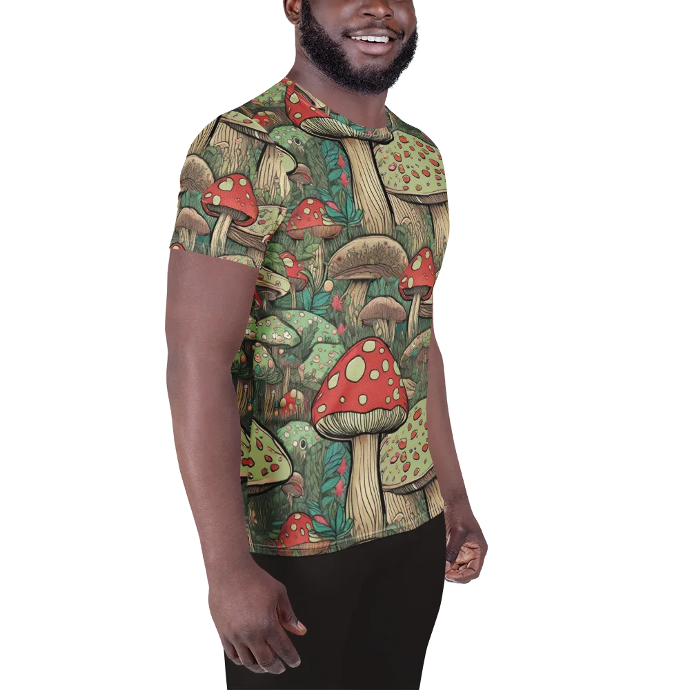 Toadstool Grove on Men's Athletic T-Shirt — Right